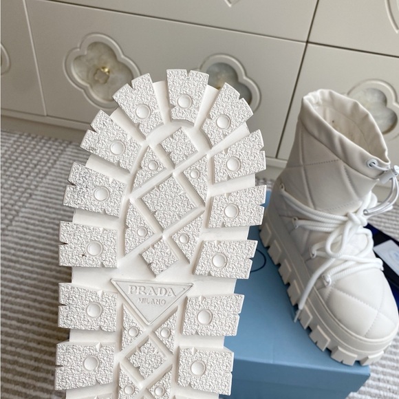 Prada White Winter & Rain Boots - Picture 9 of 9